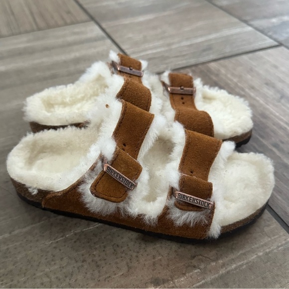 Birkenstock Arizona Shearling kids size 12 - Picture 6 of 9
